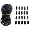 Whychstore Catena per tende a rullo in plastica con connettori, lunghezza 10 m, colore nero (set)
