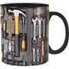 Generico Mug Da Caffè Divertente Con Cassetta Degli Attrezzi Meccanica | Mug Con Cassetta Degli Attrezzi In Ceramica | Capacità 350 Ml, Facile Da Pulire, Regalo Per Caffè Adatto A Uomini, Regalo Per Meccanici