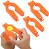Tucnoeu Set di 3 Apribottiglie 3 in 1 Multifunzionale Apribottiglie in Plastica Arancione