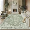 PureCozy Tappeto 200x300cm Antiscivolo Lavabile In Lavatrice Salotto Camera Da Pranzo Tappeti Pelo Corto Carpet,Verde