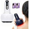 Generico Massaggiatore Anticellulite Vacuum, Massaggiatore Anticellulite Riduttore Potente, Dispositivo Rassodante Anticellulite, Portatile Ricarica USB-C, per Addome, Vita, Braccia e Gambe (Bianco)