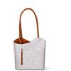 Gave Lux Zaino Donna Pelle Grigio Cuoio 25x28x9 cm