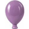 Gentile Ceramiche Palloncino Viola Glicine in Ceramica da appendere (8cm)