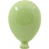 Gentile Ceramiche Palloncino Verde Chiaro in Ceramica da appendere (8cm)