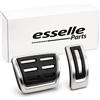 Esselle Parts Set Pedaliera Copripedali per Audi Q4 Sportback E-TRON Cambio Automatico