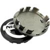 MWWYSF 4 Tappi Coprimozzo, per Nissan 60MM Tappi per Ruote, Tappi di Cerchioni Cerchioni Copricerchi Auto Accessori