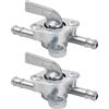 Roseyan 2 Pezzi Interruttore Benzina Valvola,Serbatoio Carburante Valvola Universale,6mm Interruttore Benzina Serbatoio,Rubinetto del Carburante per 50cc 70cc 90 cc 110cc 125cc 150cc Ciclomotori Moto e Quad