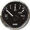 KUS USA KUS Warranted olio combustibile manometro Meter 0-10bar 0-145psi con retroilluminazione 12V/24V 52mm