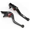 DSKGJES Misura for Suzuki GSR 400 600 750 CNC Moto Leva Frizione Freno Corta Opaca GSR400 2008-2012 GSR600 2006-2011, 750 2011-2020