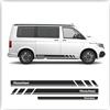 FOTOFOL ORAFOL Strisce autoadesive laterali per autovettura, adatte per VW T6.1, T6, T5, Multivan, Bulli, adesivi laterali