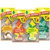 Arbre Magique Mono, Profumatore Auto, Variety Pack 3, Cocco + Fruit Cocktail + Lemon + Mela Verde, Durata fino a 7 Settimane, Made in Italy, Confezione da 4 Pezzi