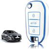 TOOMUME Cover Chiave Auto per Peugeot 208 308 2008 3008 Citroen C3 C4 C5