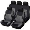 Valcla Set Coprisedili Auto Universale per Citroen C4 Picasso DS3 DS4 DS5 C3 C2 C3 XR C4 Cactus C5 C6, 5 Posti Coprisedili Anteriori Posteriori Antiscivolo, Accessori Confortevoli Resistenti