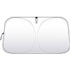 WUDAPENG888 Auto Parabrezza Parasole per Lancia Ypsilon 2016 2017 2018 2019 2020 2021 2022 2023 2024 2025, Protezione I Raggi UV Pieghevole Sun Shades.