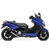 MIVV scarico completo gp inox nero compatibile con yamaha t-max tmax 500 2001 2002 2003 2004 2005 2006 2007