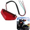 XiDeShop Luce Stop Posteriore LED Moto 12V, Alta Luminosità Durata Estrema,Installazione Facile Compatibilità Universale, Moto ATV Cross Scooter