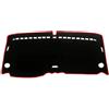 EHWLFVX Coperture Cruscotto Zerbino Per Ford Per S-Max 2006-2015 Copertura Cruscotto Zerbino Tappeto Pad Ombra Mantello Coperta Accessori Auto(Left Hand Red Edge)