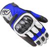 Berik LDX Guanti da moto da donna, nero/bianco/blu, M