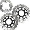 Konerstone Disco Dischi Freno Anteriore Posteriore Rotore per Honda CBR600RR 2003-2015 Accessori per motori Disks CBR 600 RR CBR600 600RR 2004 2005 2006 2007 2008 2009 Nero CBR1000RR 04-05