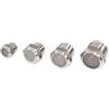 CNCTEC Silenziatore pneumatico VA acciaio inox 1/8 V2A 1.4301 breve forma
