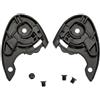 YIZITU 1 paio di visiere per casco da moto, con clip di chiusura, piastra di base di fissaggio per albero 551