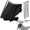 Generic Targa anteriore per bici da cross elettrica, nera, curva, con protezione cavo, Surron LBX Talaria Sting MX3/R MX4 MX5 Talaria XXX E-Ride Pro Tutti Soleil 01 ETM RTR (nero)