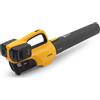 STIGA BL 300e Kit Soffiatore A Batteria, 2 Batt. 20 V 4 Ah + Caric. - Velocità aria 43 m/s, Autonomia 40 min - 2 Velocità, Ricarica A Bordo, Stoccaggio A Parete