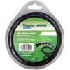 Riegolux Filo per decespugliatore elicoidale in Nylon, Nero, 4 mm x 15 m, 107679