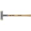 Halder SUPERCRAFT 3366.230 - Martello protettivo con manico in hickoryst ammortizzante e laccato, con inserto arrotondato, diametro 30 mm