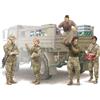 Trumpeter Modern US Soldiers Logistics Supply Team Figure Set, Scale 1/35, 5-Pezzi