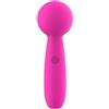 Generico Mini vibratore wand, 10 velocita, silicone, ricarica USB