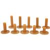 Vistreck Tee da in Gomma da 10 Pezzi per Allenamento - Supporto per Tee Stabile Driving Range e Allenamento