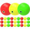 DOITOOL 30 Pezzi Galleggiante da Pesca a Forma di Sfera in Schiuma e Rame Alta Sensibilità e Connessione Solida per Pesca e Decorazione in Casa