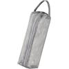 alloneslife Borsa da doccia portatile in rete, borsa da viaggio per palestra, campeggio, articoli da toeletta con gancio per appenderla, per donne e uomini, articoli da toeletta da viaggio portatili, grigio