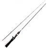 ZHAOQIN Canna Da Pesca Canna Da Pesca 1.8m Prova In Fibra Di Carbonio for Alla Carpa Portatile Baitcasting 2 Sezioni(Noir)