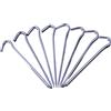 DJSKLDF Picchetti da Tenda 8Pcs Premium Aluminum Alloy Tent Stakes Heavy Duty Garden Pegs Wind Resistant for Tarps Landscaping Outdoor Use