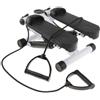 POXZSFX Mini stepper compatto con fasce di resistenza per allenamento cardiovascolare e rafforzamento dei muscoli TWIST ACTION. Twist Action aiuta a