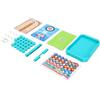 Generic Gioco da Tavolo Fast Sling Puck Gioco di Strategia Interattivo per 2-4 Giocatori Dai 3 Anni in su con 28 Pezzi e Accessori Colorati