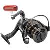 AMONIDA Mulinello da Pesca Portatile in Metallo KB7000 Design Leggero per la Pesca Alla Carpa Spinning in Fiumi e Laghi 457 G