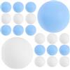 CLISPEED Palline da Ping Pong Bianche Pp 40mm 50 Pezzi Impugnatura Migliorata e Rimbalzo Regolare Design senza Cuciture Opaco per Carnevale e Lotteria