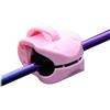 Marchfunny 2 clip per canna da pesca per aggancio rapido e protezione della punta durante il trasporto in spiaggia o pesca a terra (2 pezzi rosa)
