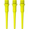 Mission Darts Titan Pro X9162 - Punte per freccette con punta morbida, in plastica, 2BA, confezione da 50, colore: Giallo neon
