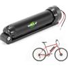 WILLQ Batteria al Litio di Ricambio per e-Bike 24V 7,5Ah 8,7Ah 9,6Ah 10,5Ah a Forma di Borraccia, Compatibile con Motori per Mountain Bike, Inclusa di Caricabatterie,24v10.5ah