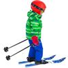 Salmeee Sci per bambini, sci per principianti con bastoni per bambini 2-8 anni