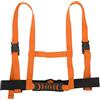 BTOSEP Imbracatura da sci regolabile per bambini, con guinzaglio, per sport invernali, materiale in nylon resistente per la sicurezza (arancione)
