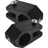 TOYANDONA 2 Pezzi Raccordi per Tappi Bimini Top in Nailon Nero per Barca e Yacht, Accessori Nautici Portatili Facili da Installare per Coperture Marine