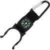 Generic Porta bottiglia d'acqua ad anello | Clip portatile per bottiglia d'acqua minerale con , clip per zaino cintura per escursionismo, alpinismo