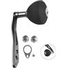 Marchfunny Manico singolo per mulinello da pesca in metallo con manopola EVA per kit di riparazione mulinello con blocco e dadi M8, colore nero