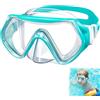 Roysmart Maschera Subacquea Bambini per Snorkeling,Occhiali da Nuoto per Età 4-16 Anni Ragazzi Ragazze Bambino,180° Panorama HD, Non perde Anti Nebbia Impermeabile Vista Chiara Occhiali da Nuoto