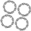 Gyrodymix 4 Pezzi Gabbietta Gabbia a Sfera Bici 44mm Manovella Cuscinetti Ruota Bicicletta Cuscinetto Fermo Prodotto Durevole
